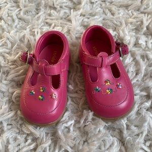 Stride Rite pink leather‎ Mary Jane walker shoes
